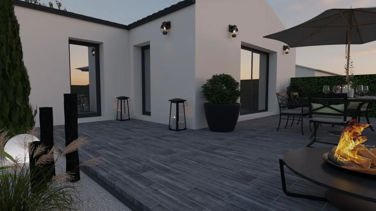 Maison neuve 95 m² à Loire-les-Marais (17870)