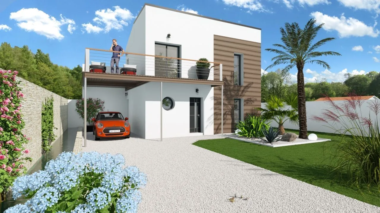 Maison neuve 119 m² à Bourgneuf (17220)