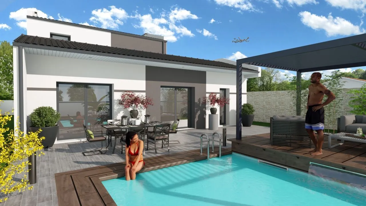 Maison neuve 119 m² à Bourgneuf (17220)