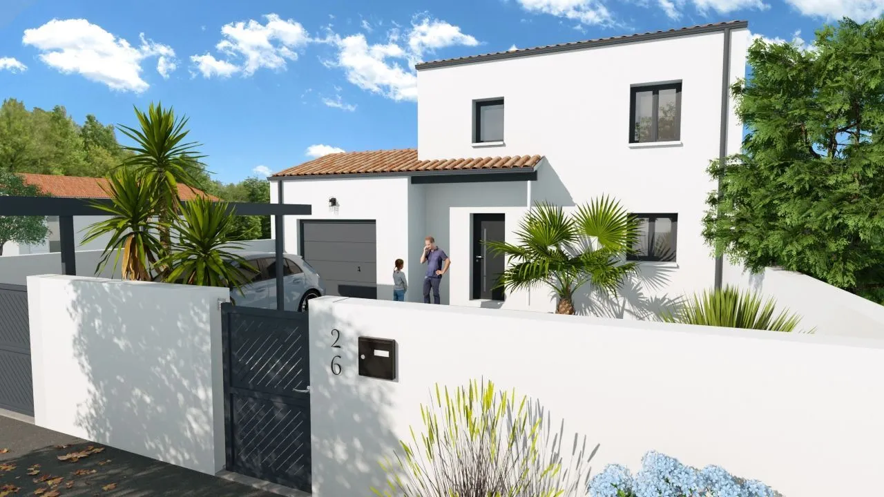 Maison neuve 101 m² à Saint-Jean-de-Liversay (17170)