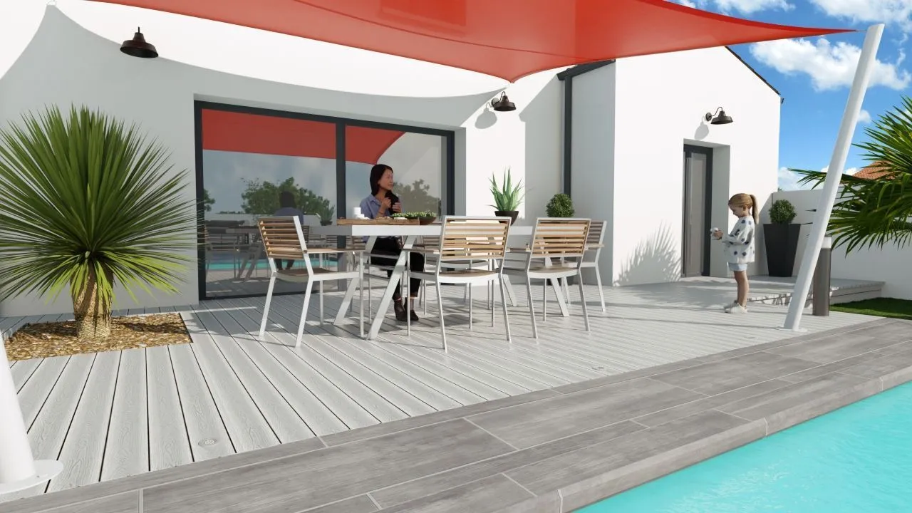 Maison neuve 101 m² à Saint-Jean-de-Liversay (17170)