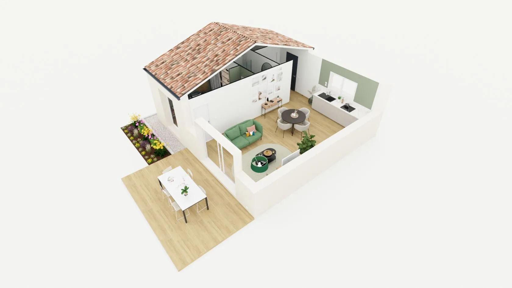 Modèle de 50 m² à 91 660,00 € — modèle de maison