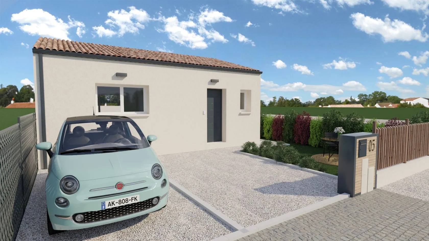 Modèle de 50 m² à 91 660,00 € — modèle de maison