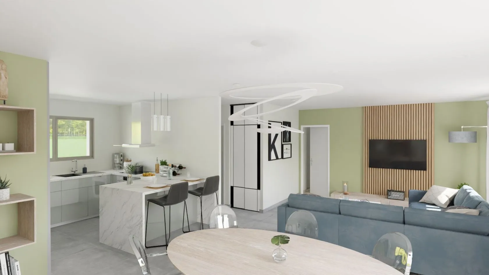 Maison neuve 90 m² à Puynormand (33660)