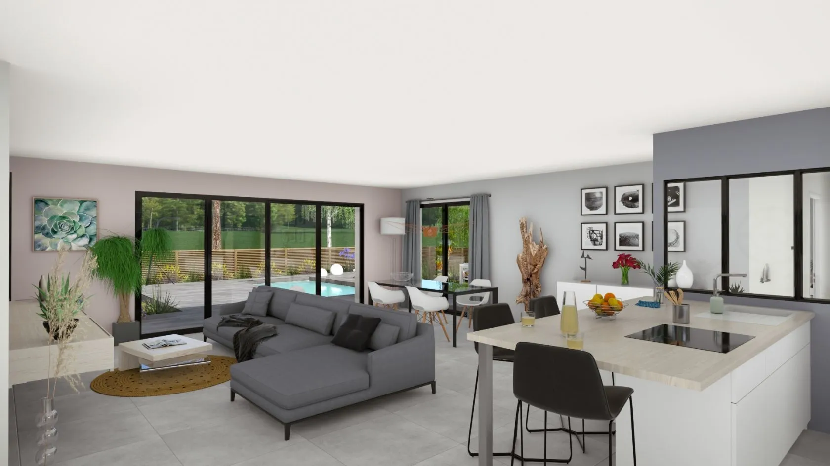 Maison neuve 123 m² à Marcillac (33860)