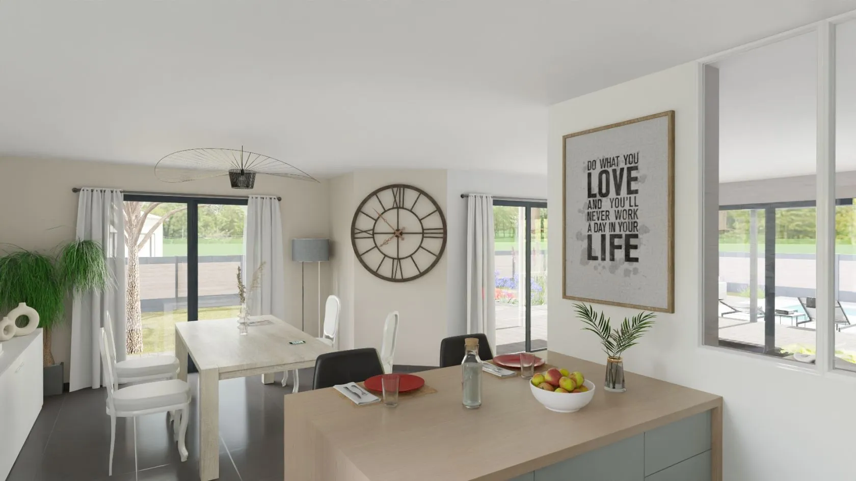 Maison neuve 121 m² à Lugos (33830)