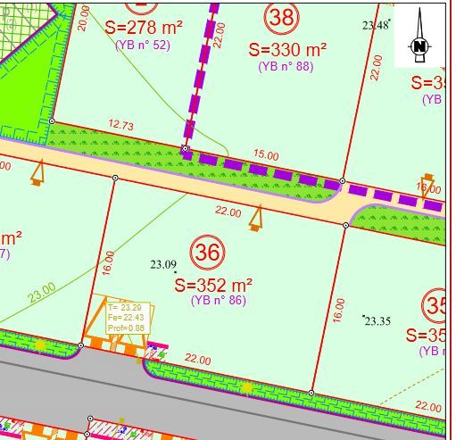 Terrain à bâtir 352 m² à Surgères (17700)