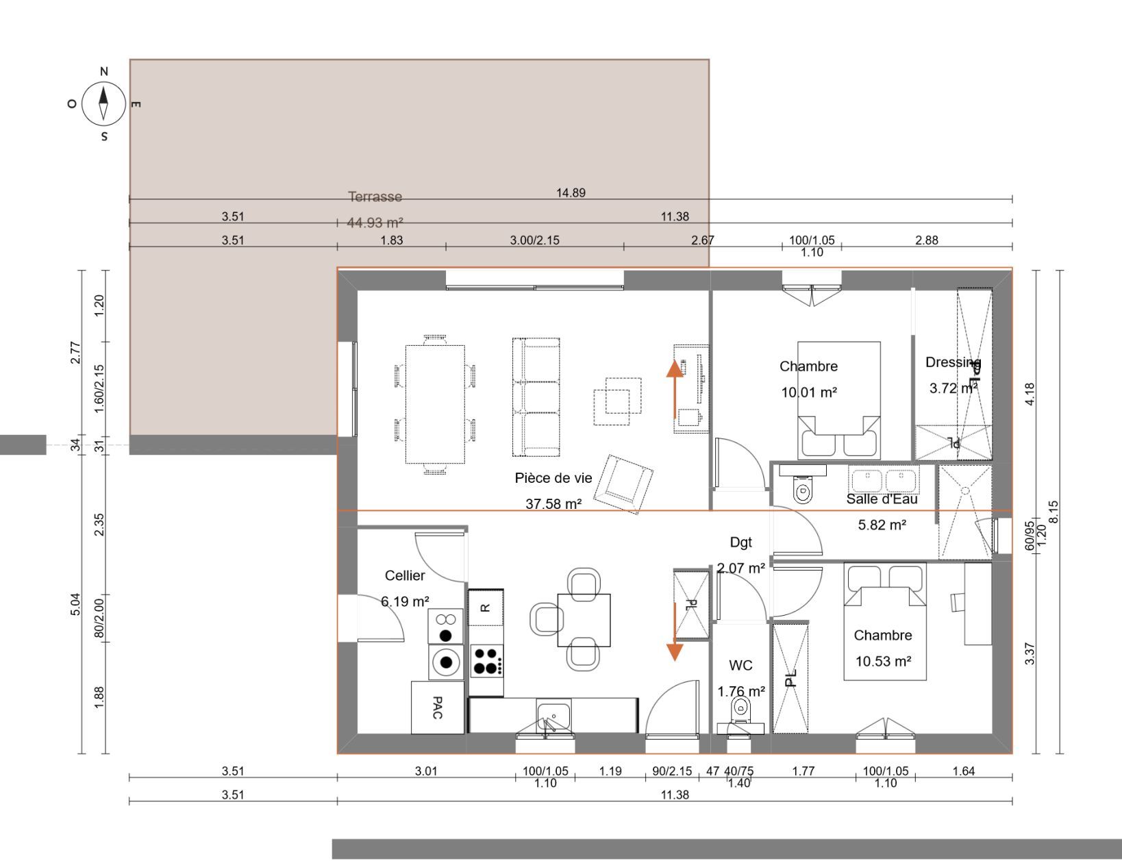 Terrain à bâtir 352 m² à Surgères (17700)