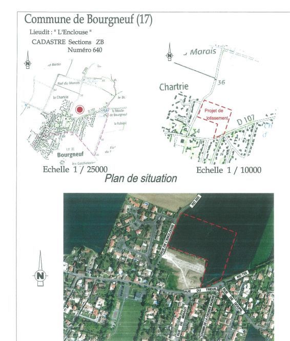 Terrain à bâtir 374 m² à Bourgneuf (17220)