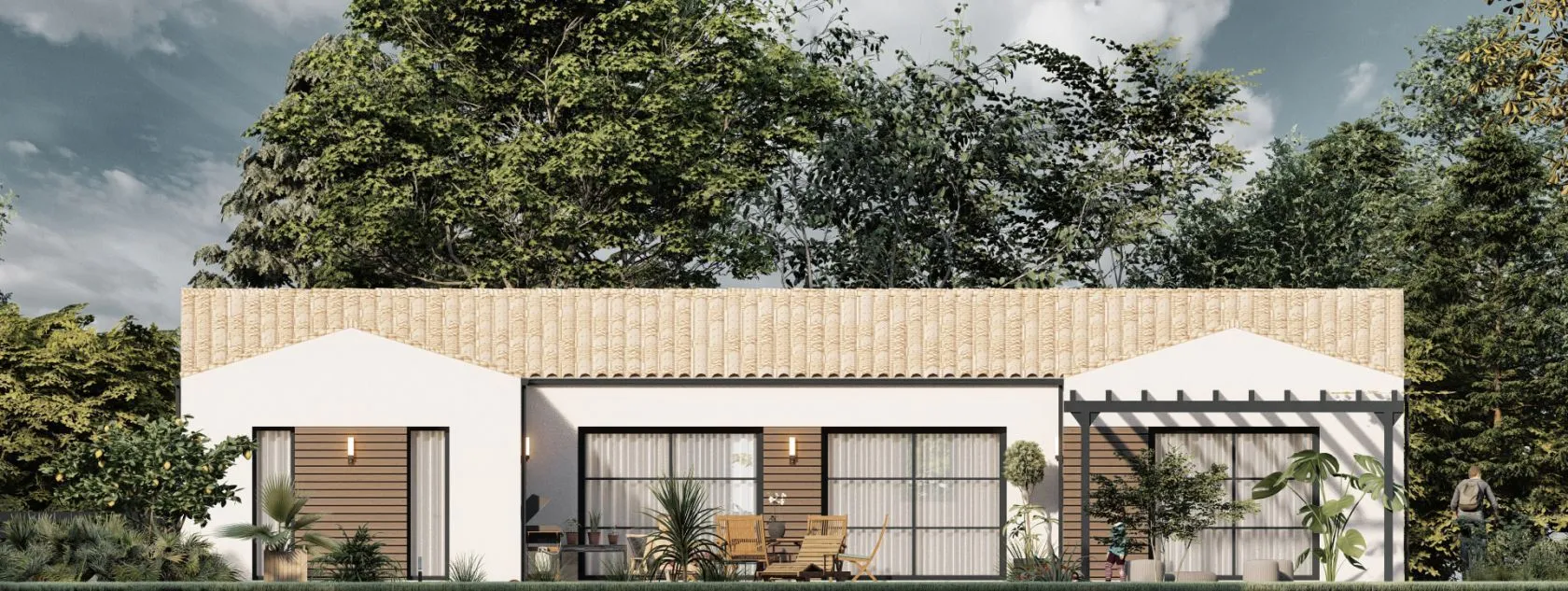 Maison neuve 90 m² à Saint-Augustin (17570)