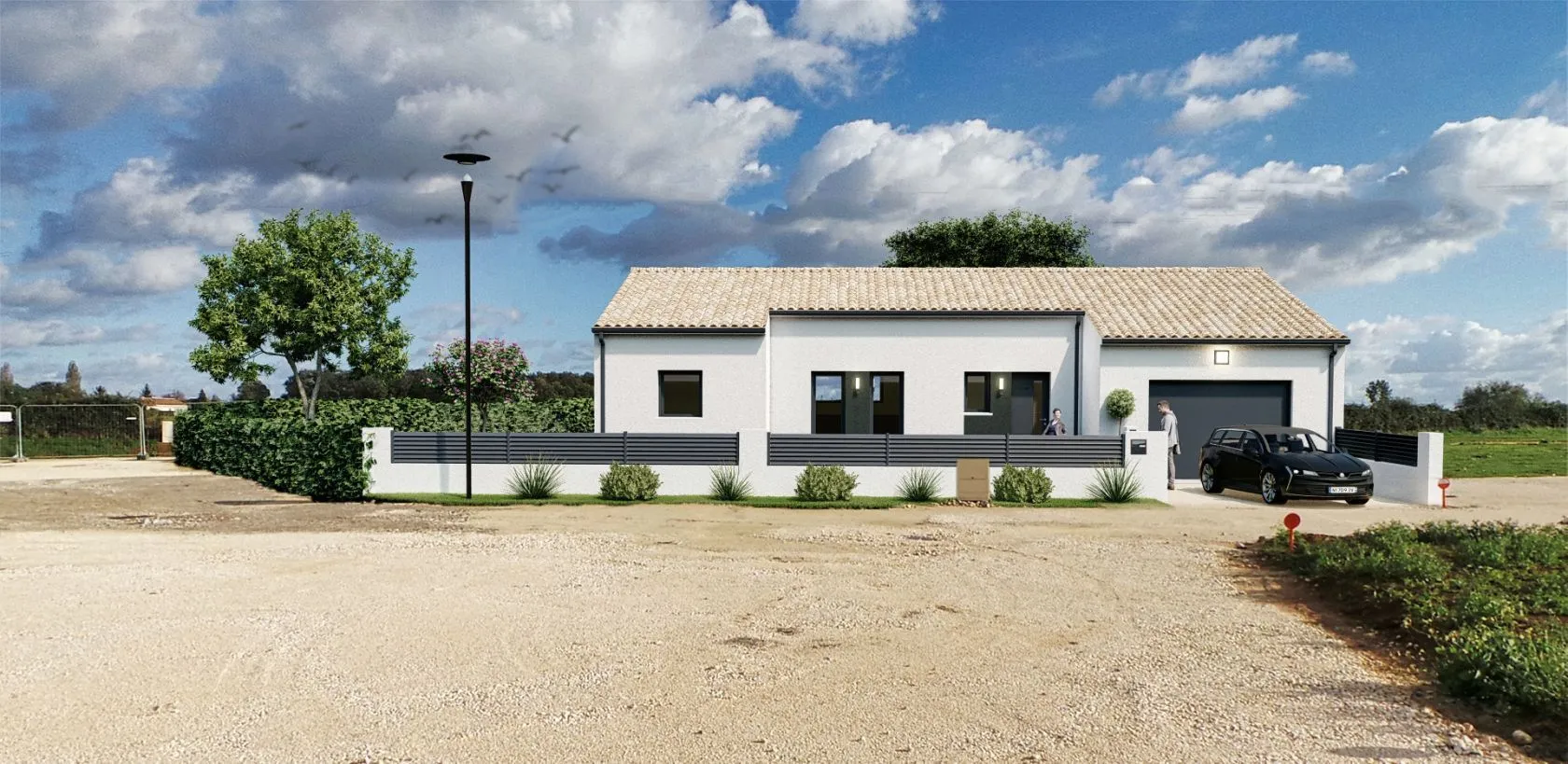 Maison neuve à Taillebourg