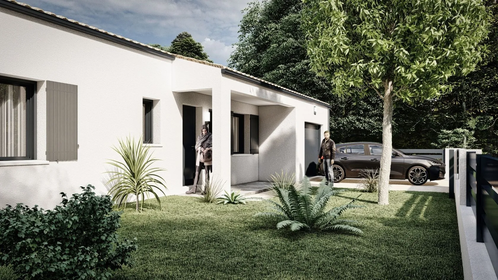 Maison neuve 90 m² à Pisany (17600)