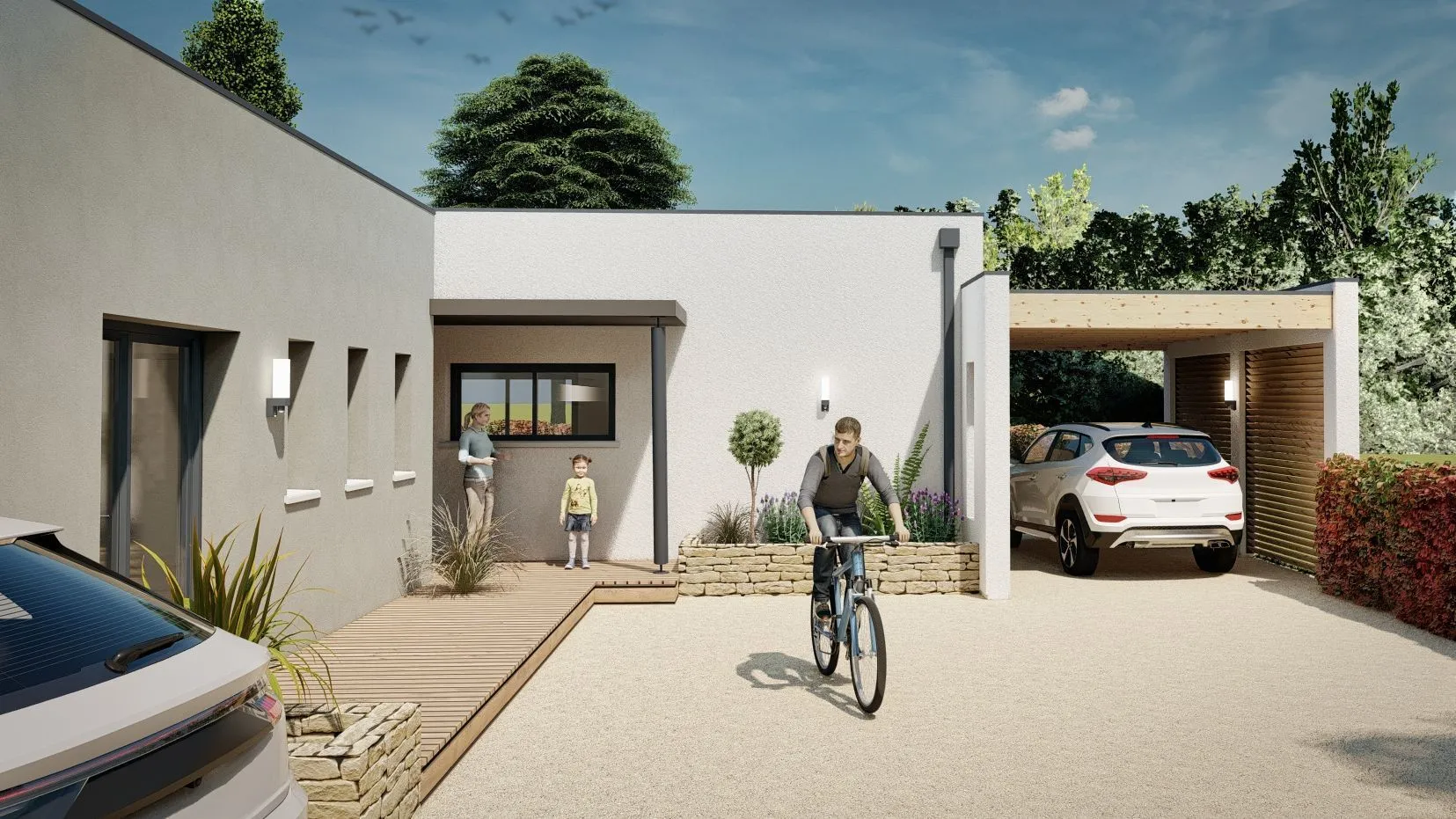 Maison neuve 100 m² à Fontcouverte (17100)