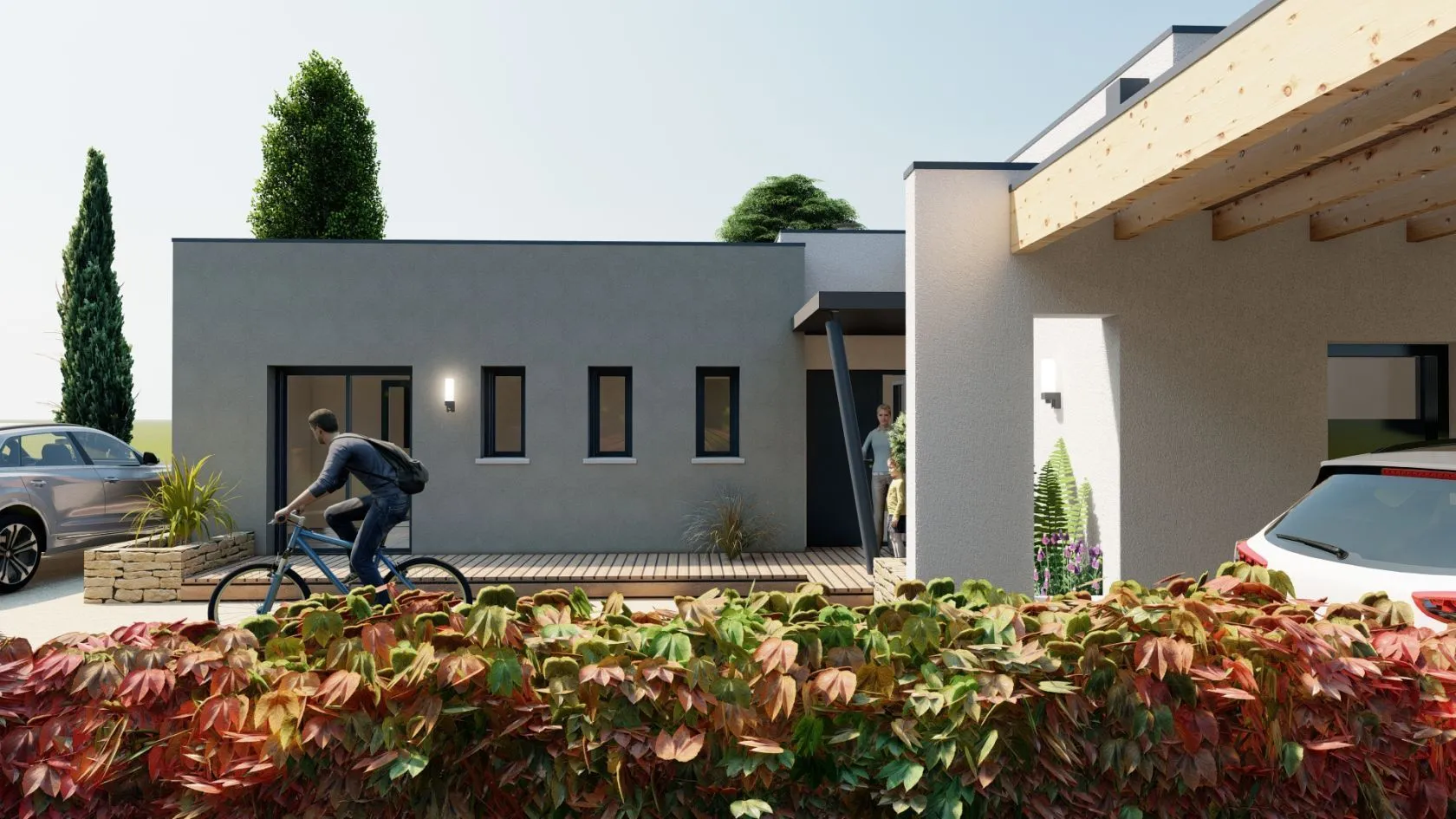 Maison neuve 100 m² à Fontcouverte (17100)