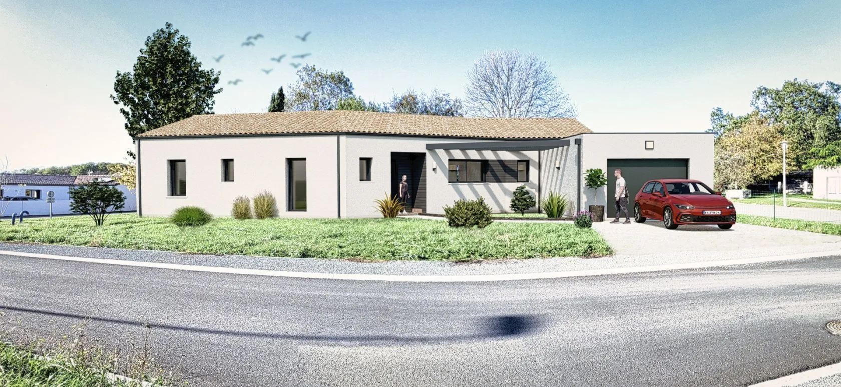 Maison neuve à Taillebourg