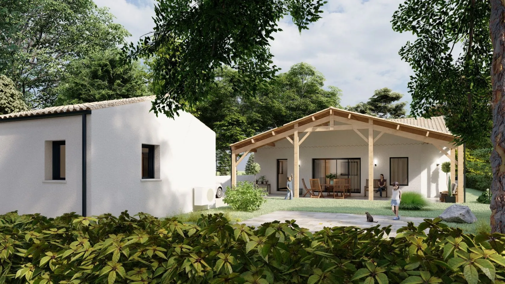 Maison neuve 90 m² à Sonnac (17160)