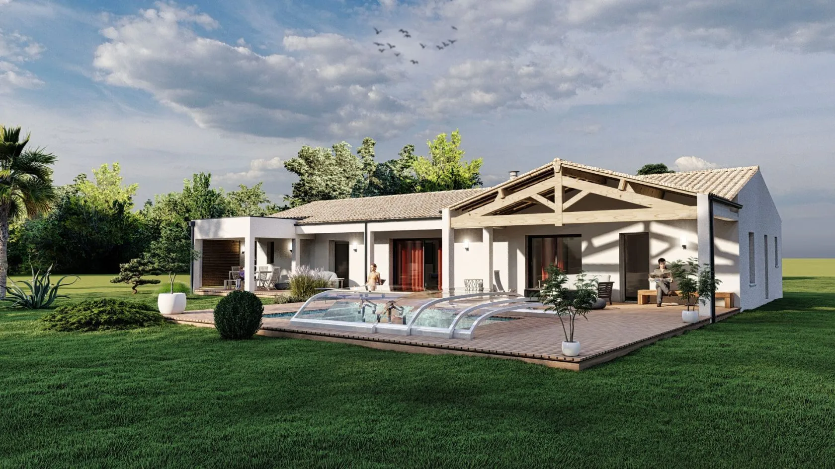 Maison neuve 100 m² à Taillant (17350)