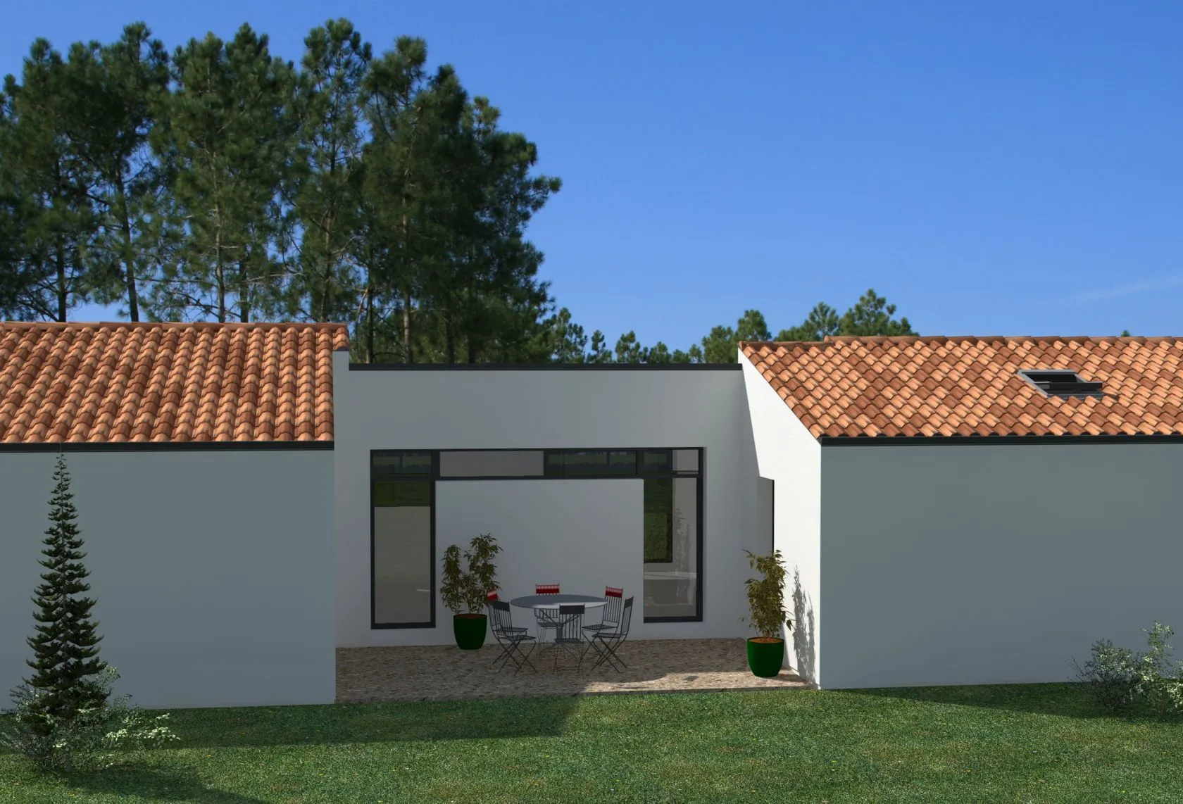 Maison neuve 130 m² à Saint-Vaize (17100)