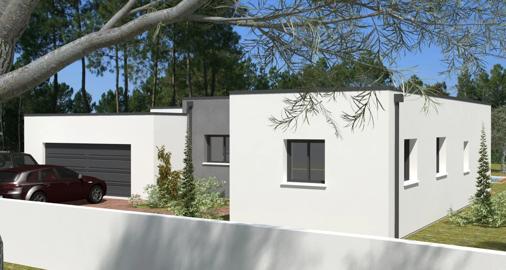 Maison neuve 130 m² à La Chapelle-des-Pots (17100)