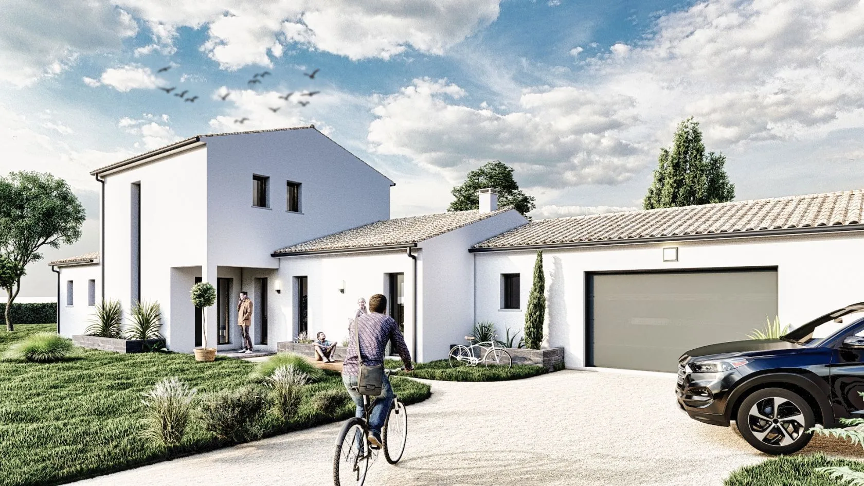 Maison neuve à Taillebourg