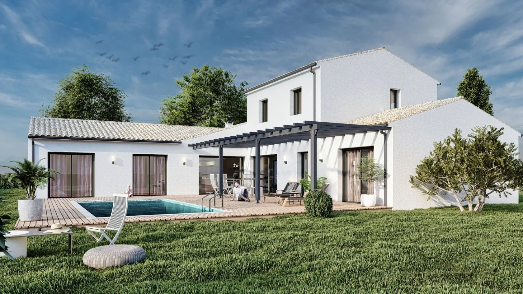 Maison neuve 120 m² à Port-d'Envaux (17350)