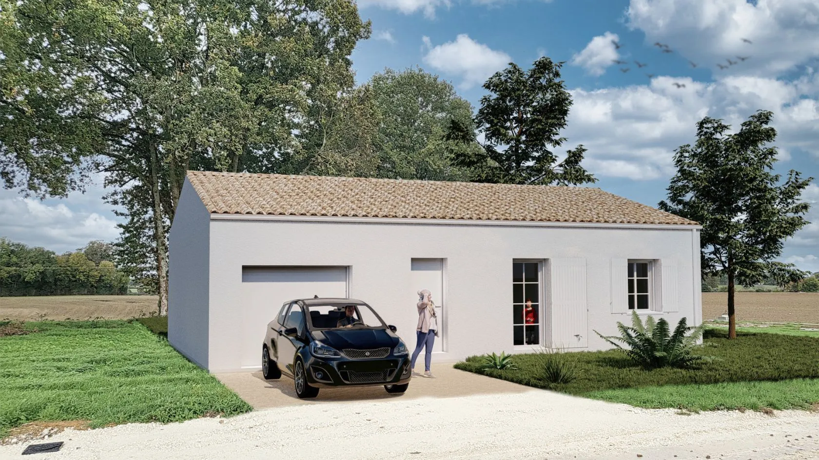 Maison neuve à Taillebourg