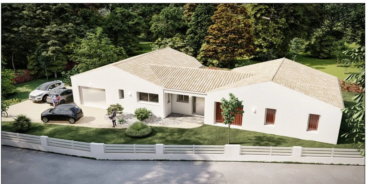 Maison neuve 140 m² à Varzay (17460)