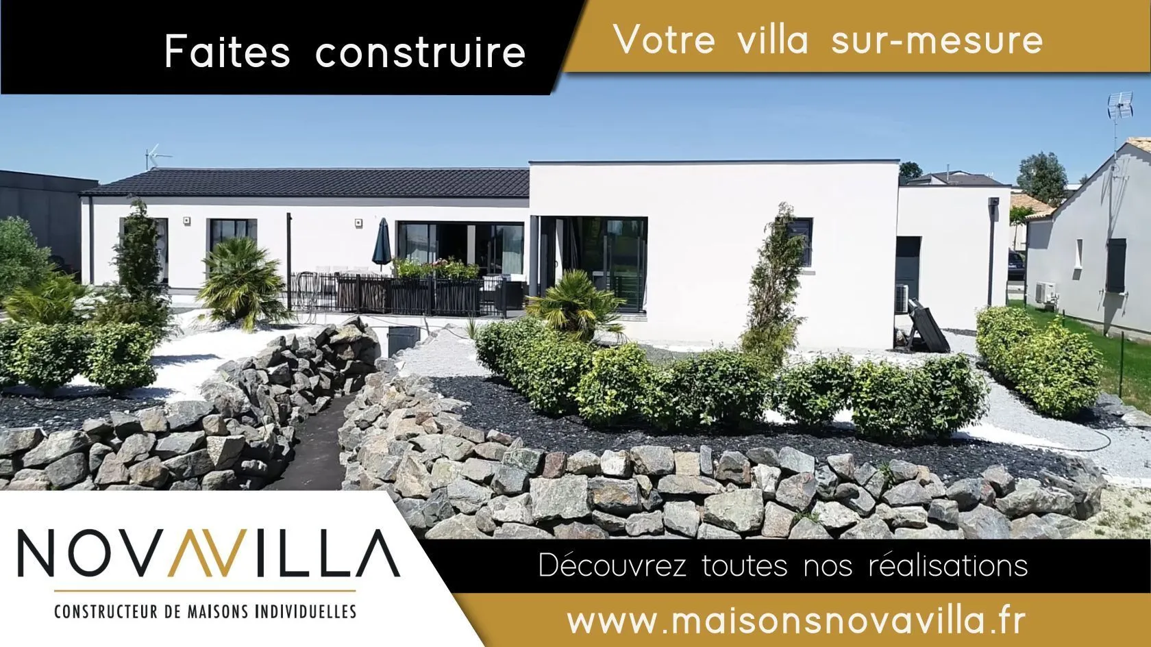 Maison neuve 130 m² à Saint-Vaize (17100)