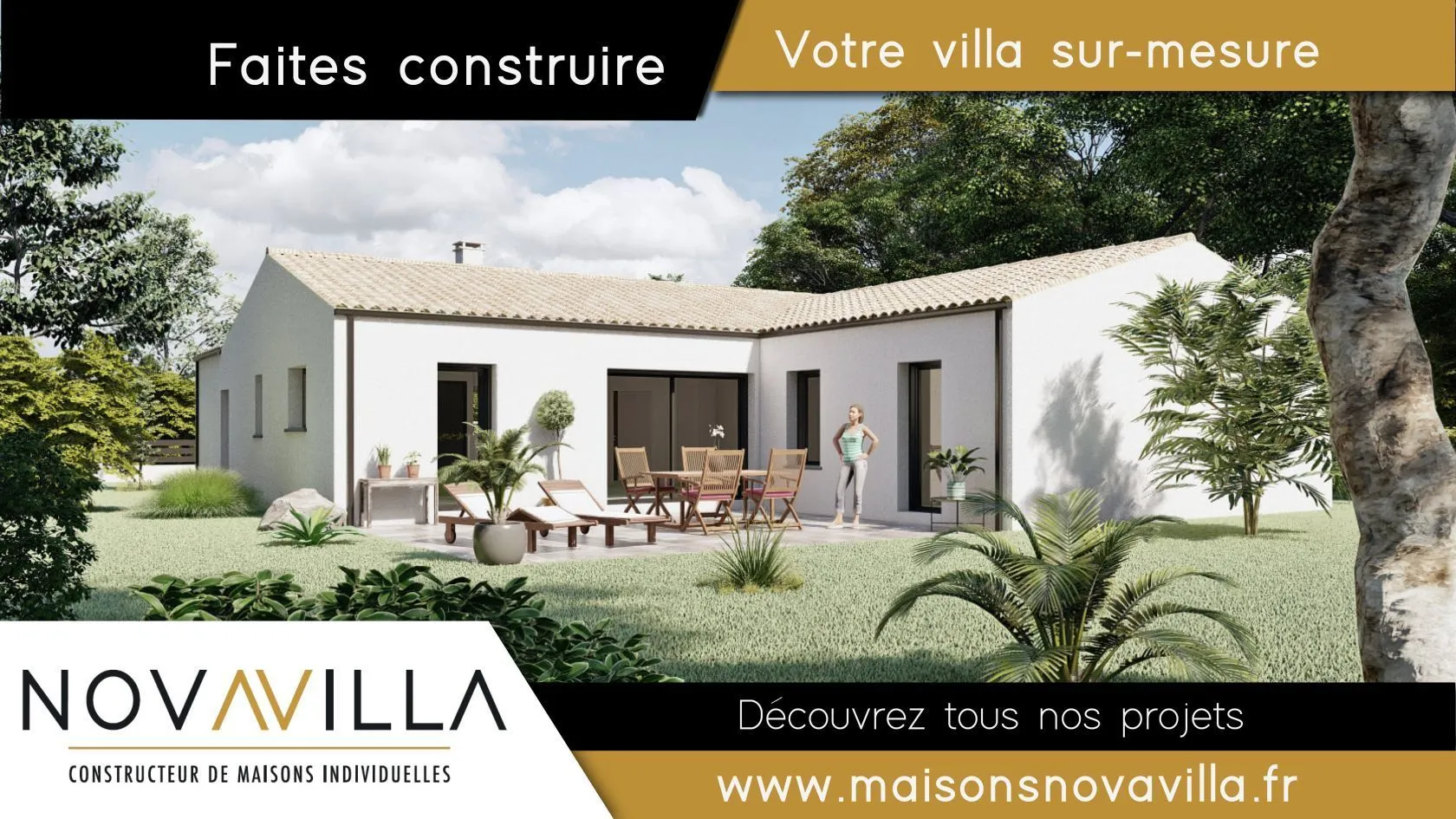 Maison neuve 130 m² à Saint-Vaize (17100)