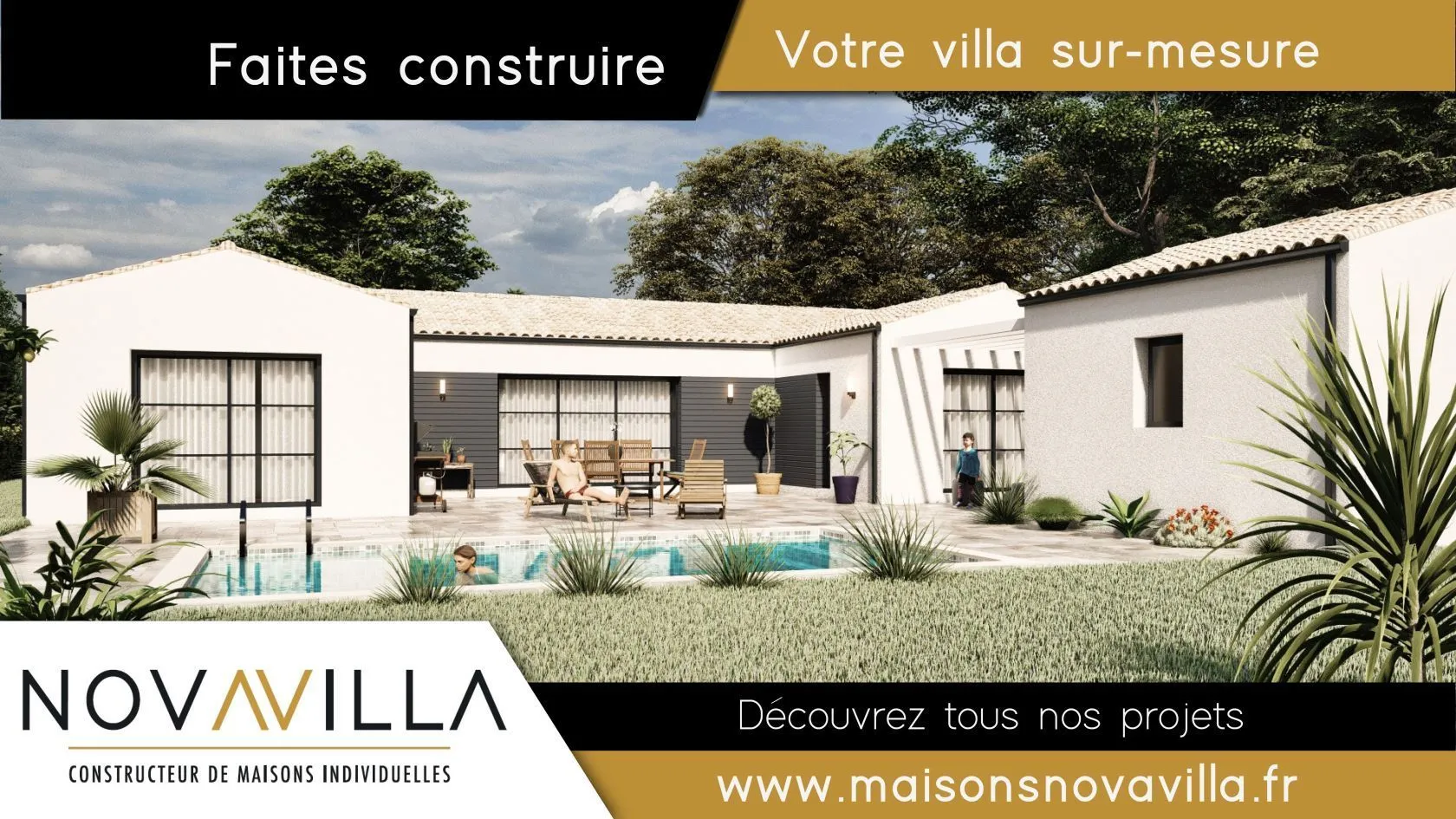 Maison neuve 130 m² à Saint-Vaize (17100)