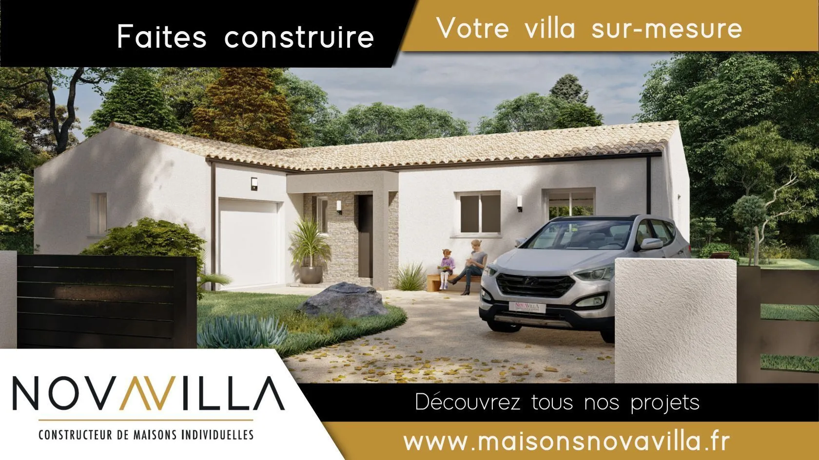 Maison neuve 130 m² à Saint-Vaize (17100)
