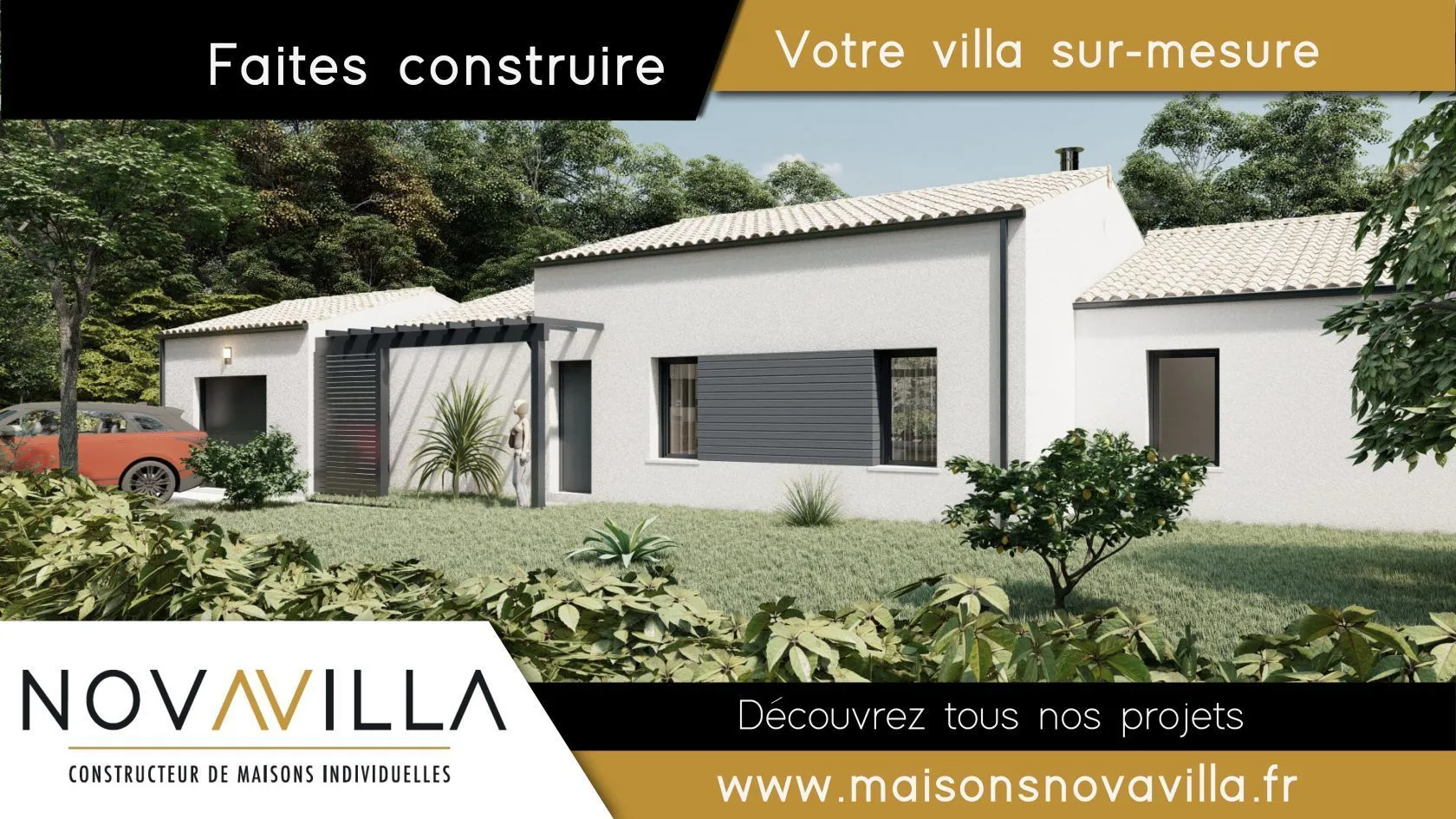 Maison neuve 130 m² à Saint-Vaize (17100)