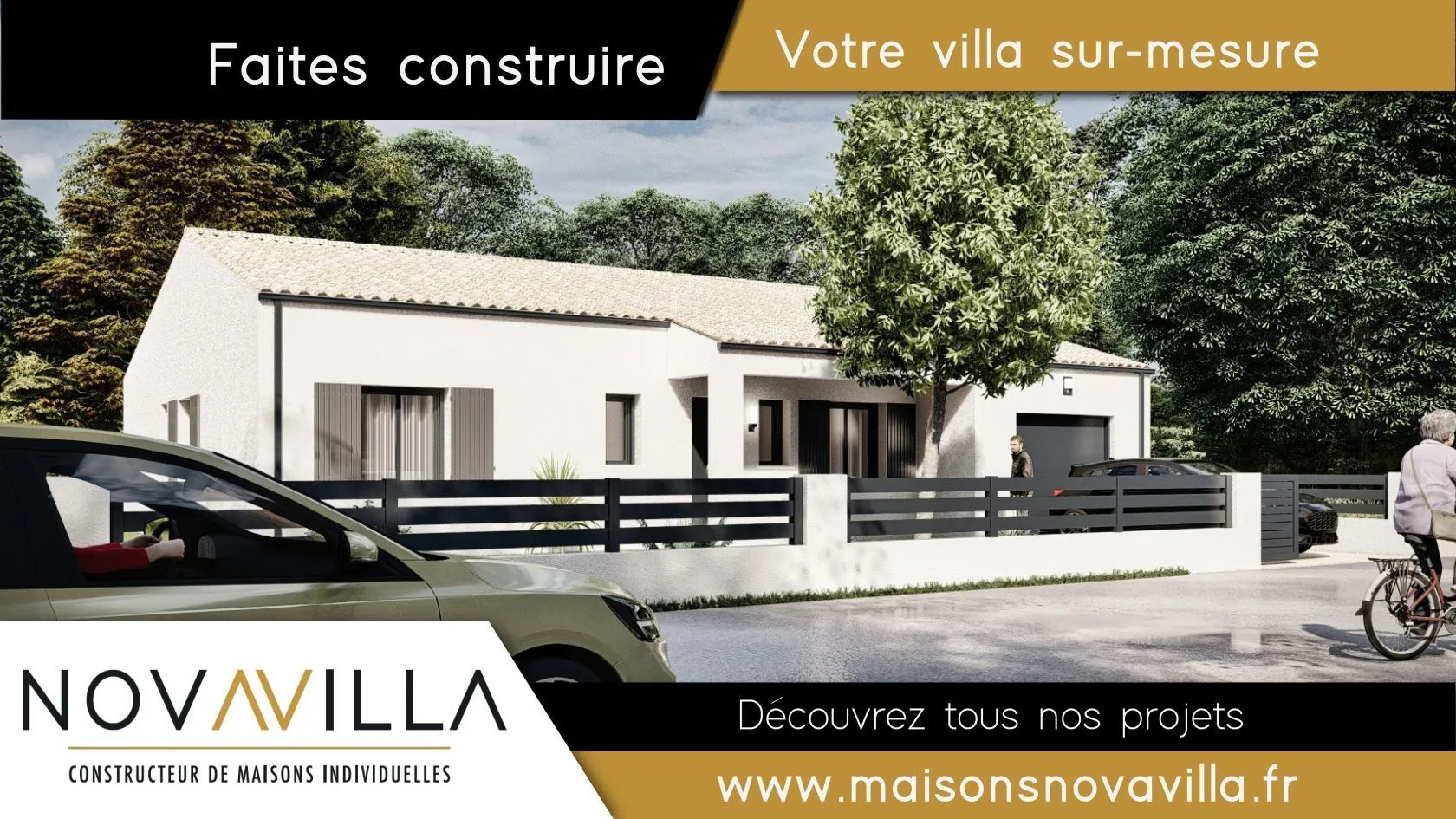 Maison neuve 130 m² à Saint-Vaize (17100)