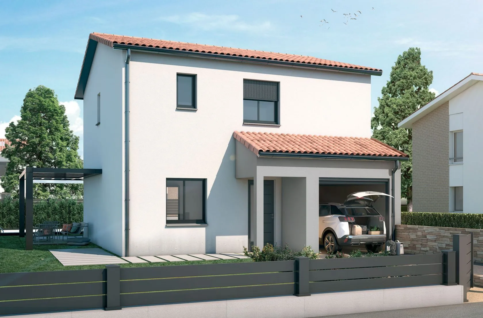 Maison neuve 90 m² à Sainte-Marie (66470)