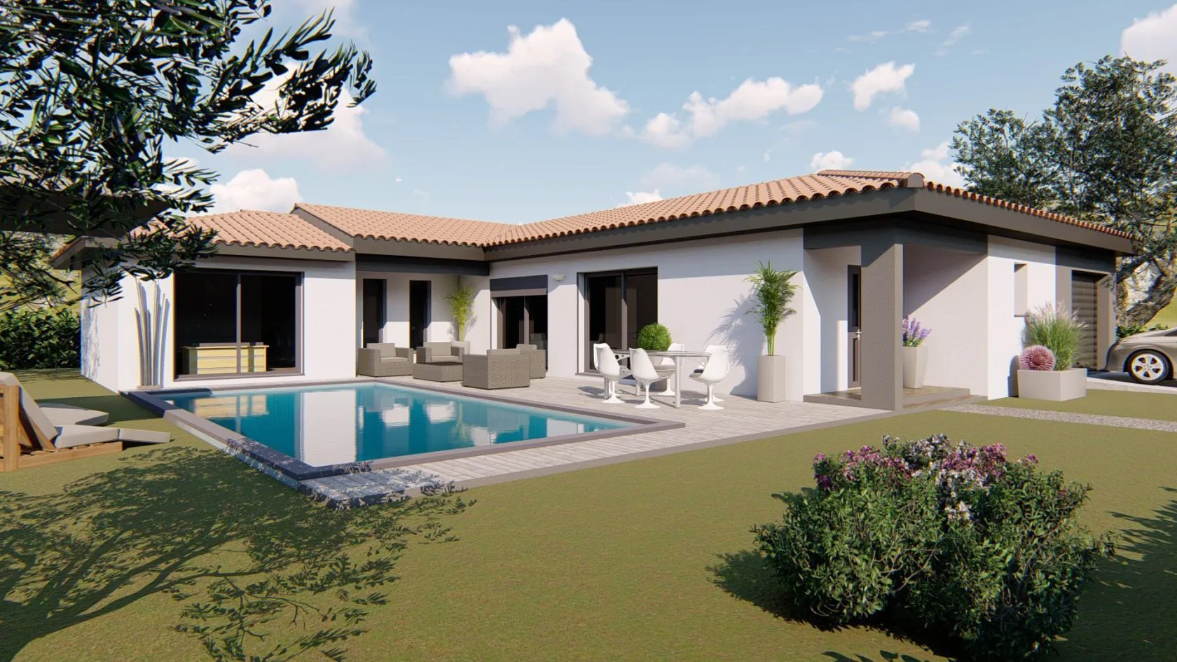 Maison neuve 120 m² à Planèzes (66720)