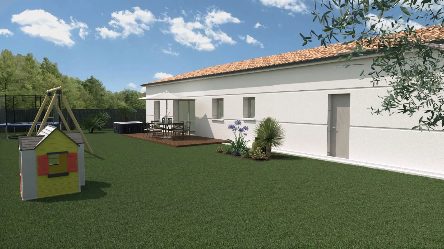 Maison neuve 110 m² à Gimeux (16130)