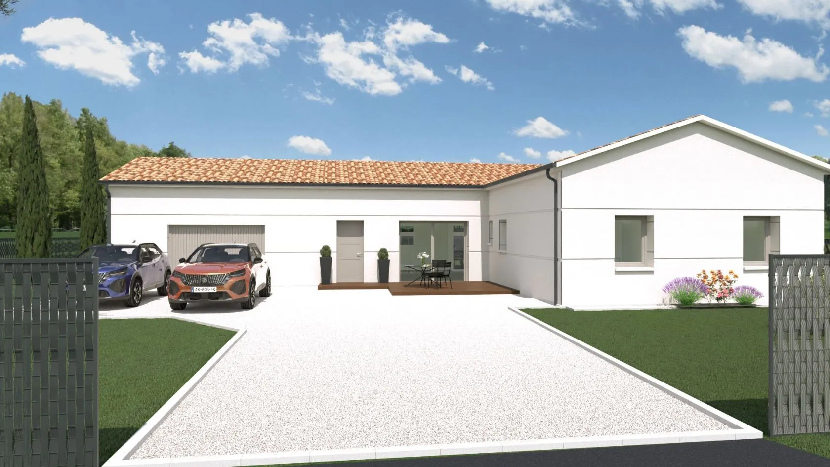 Maison neuve 110 m² à Gimeux (16130)
