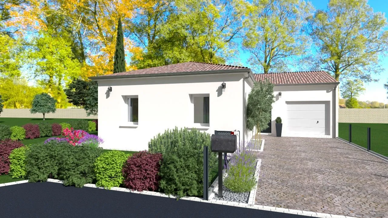 Maison neuve 70 m² à Loire-les-Marais (17870)