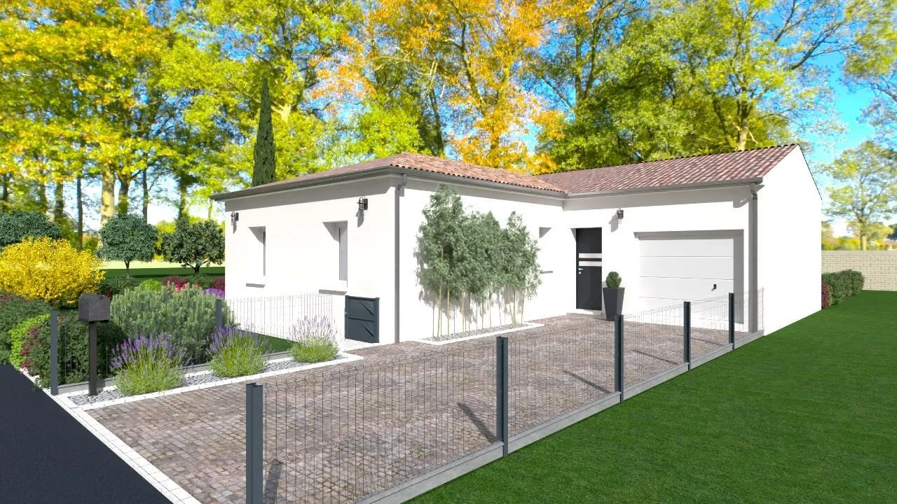 Maison neuve 70 m² à Loire-les-Marais (17870)