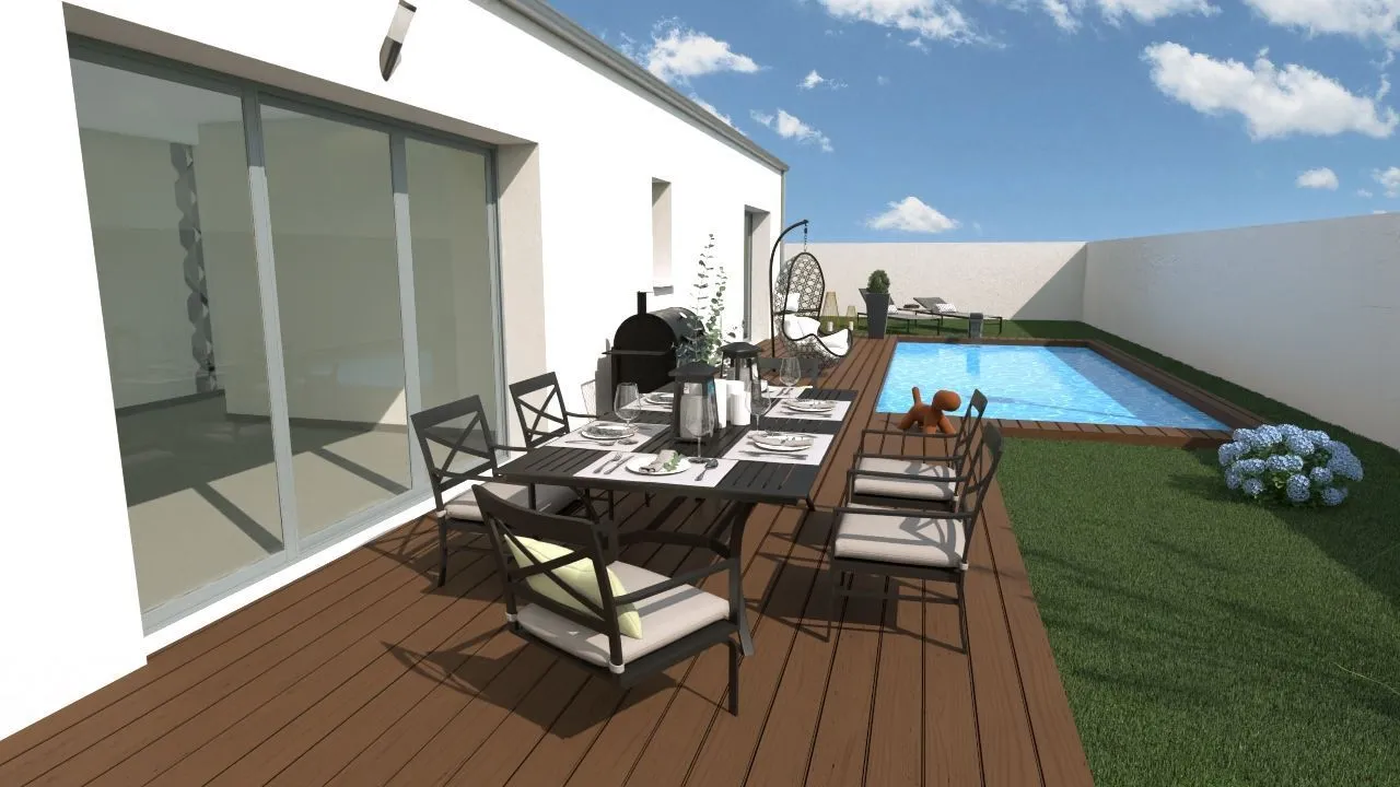 Maison neuve 100 m² à Gond-Pontouvre (16160)