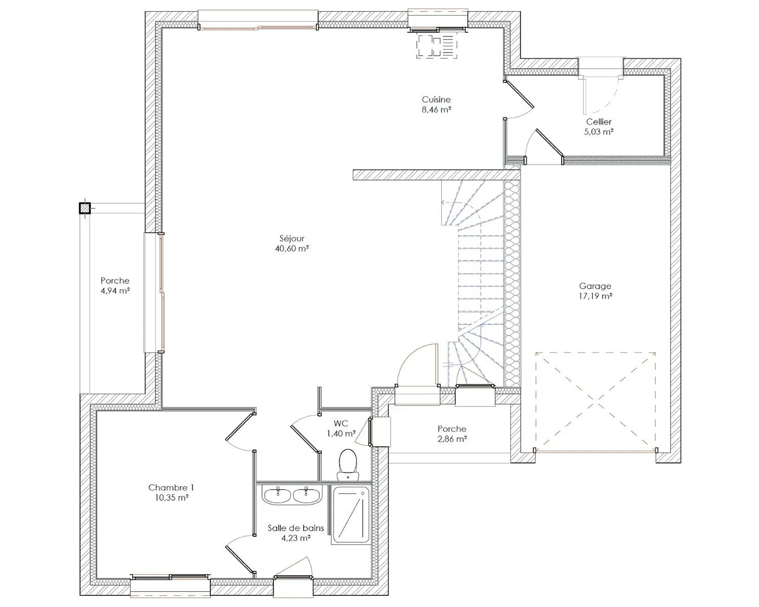 Maison neuve 113 m² à Royan (17200)