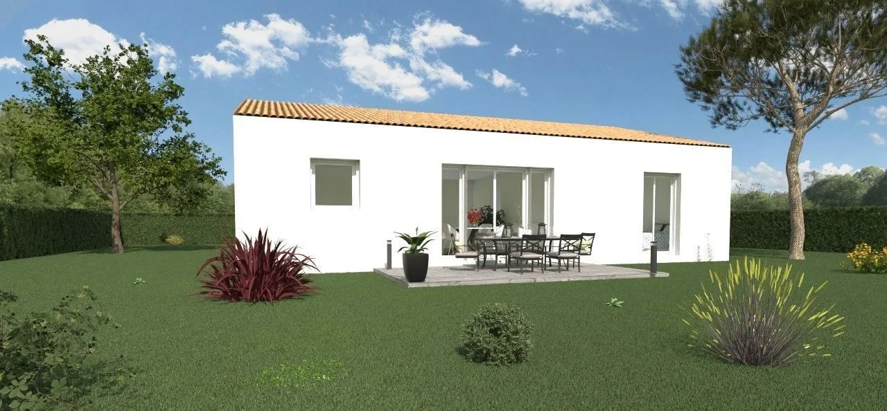 Maison neuve 90 m² à Saint-Georges-des-Coteaux (17810)