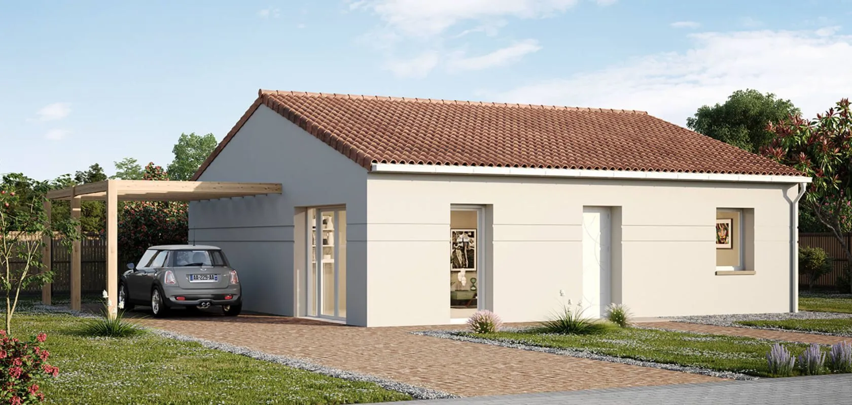 Maison neuve 94 m² à Gémozac (17260)
