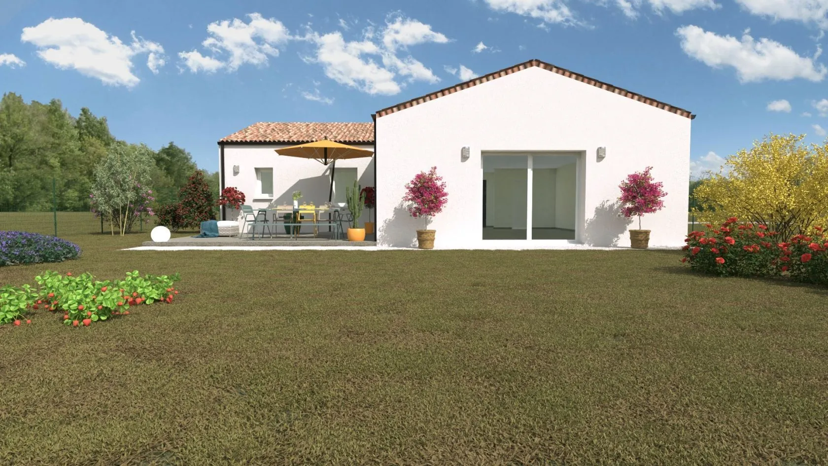 Maison neuve 107 m² à Saint-Saturnin (16290)