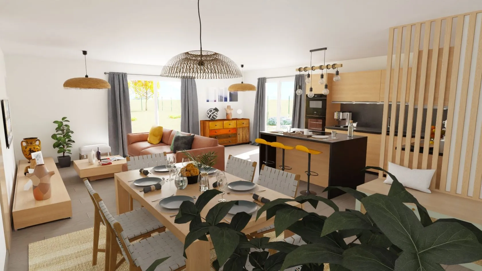 Maison neuve 107 m² à Saint-Saturnin (16290)