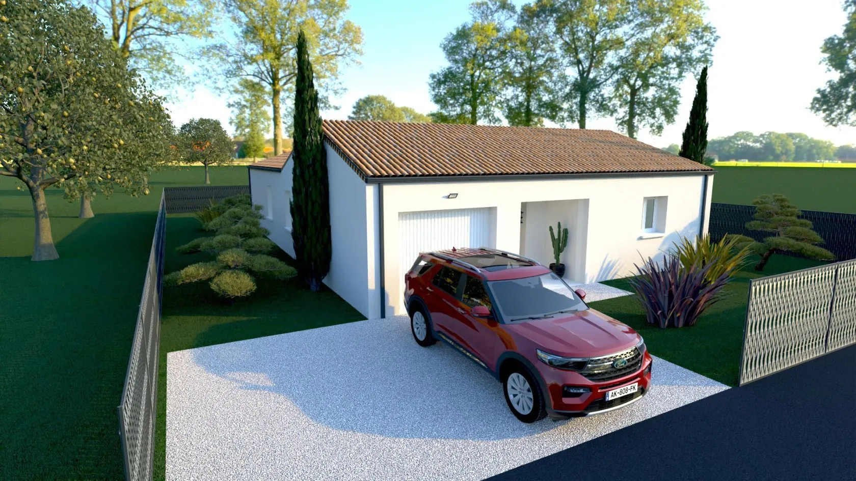 Maison neuve 102 m² à Gond-Pontouvre (16160)