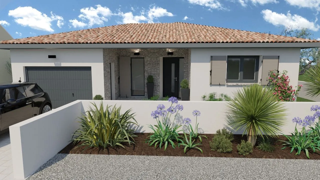 Maison neuve 90 m² à Péré (17700)