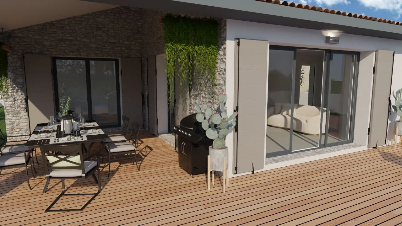 Maison neuve 90 m² à Péré (17700)