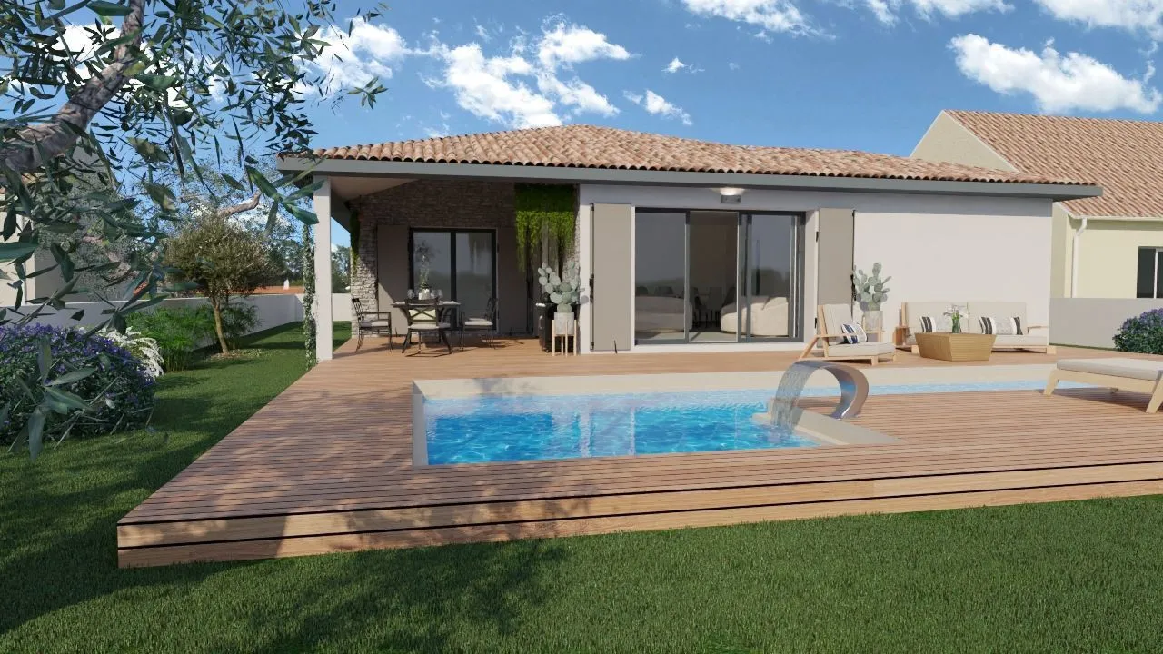 Maison neuve 90 m² à Péré (17700)