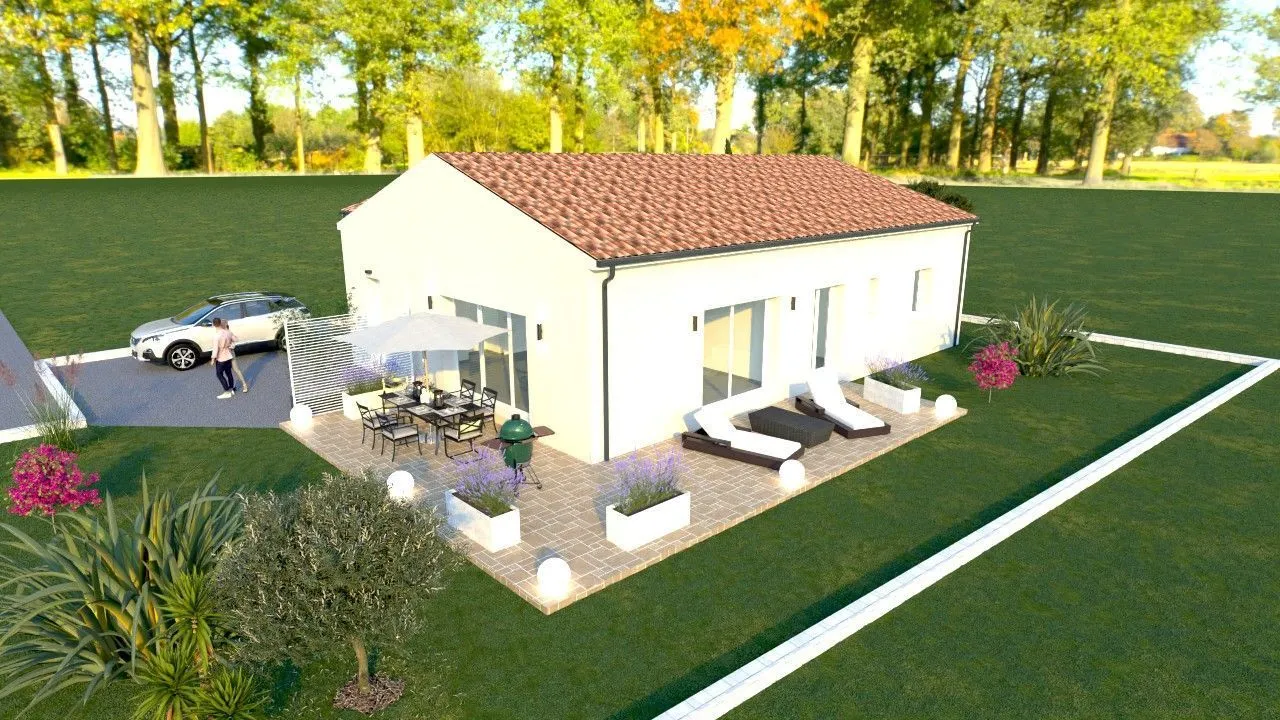 Terrain à bâtir 1990 m² à Montbron (16220)